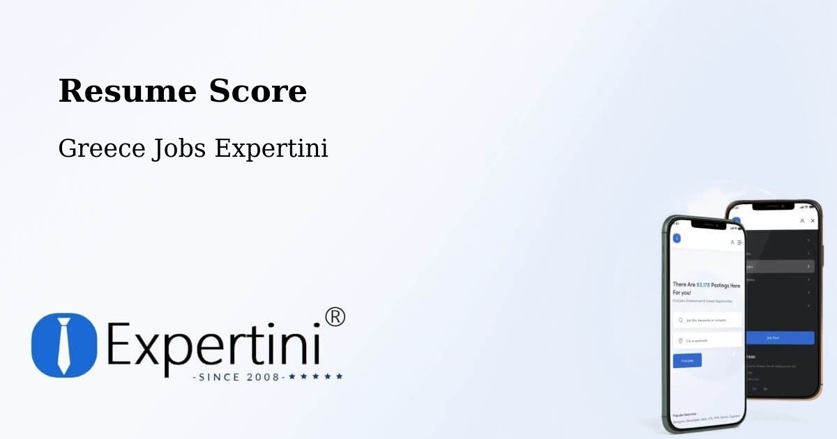 Resume Score & Job Description Match Tool – Kými - Greece Jobs Expertini